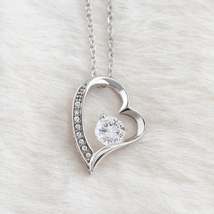 Forever Love Daughter Heart Necklace Keepsake