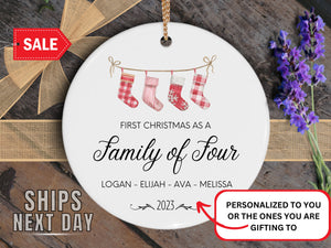 Personalized Family Christmas Ornament