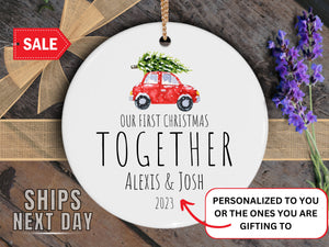 Couples Christmas Ornament -Personalized